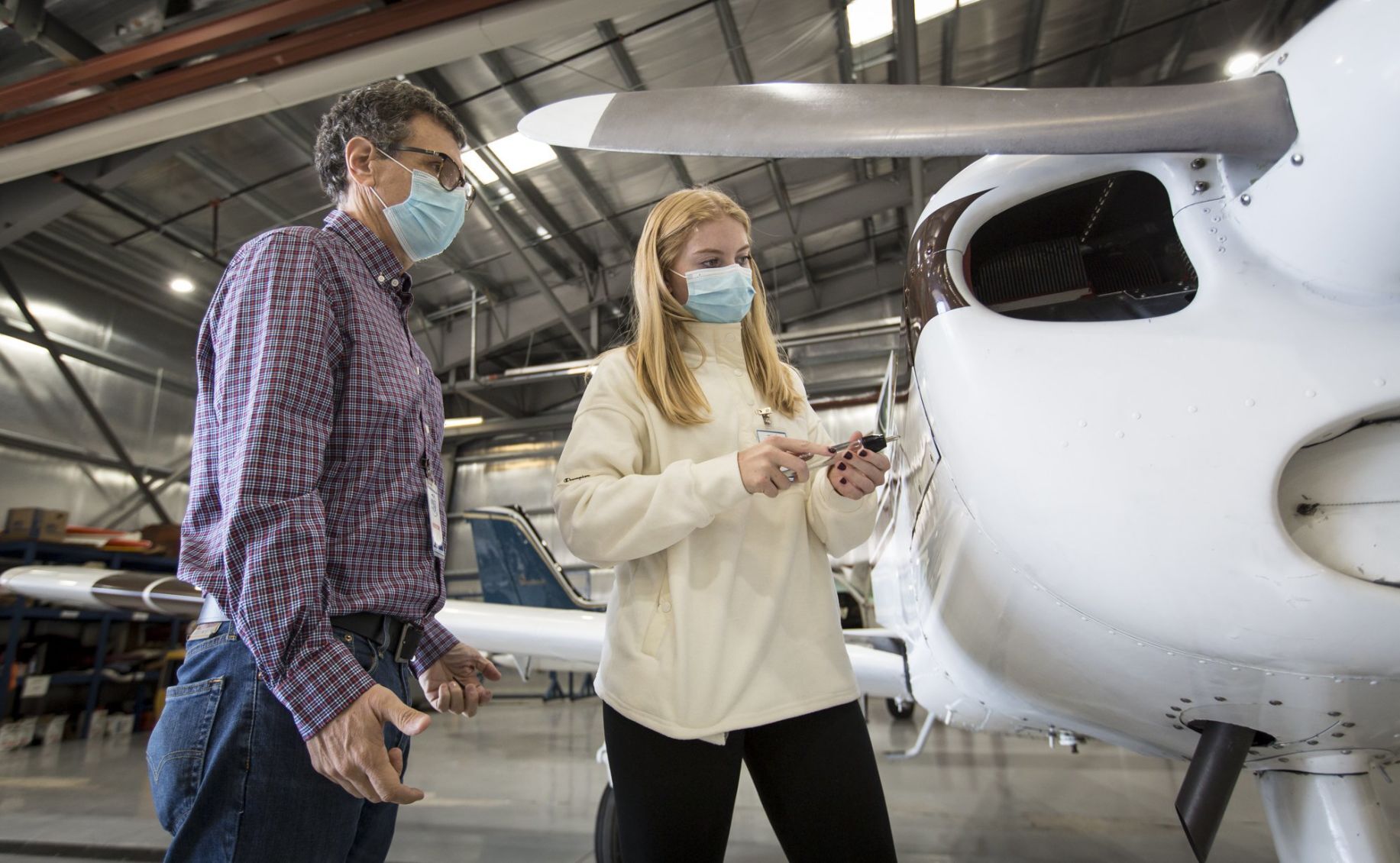 Family of pilots win airplane